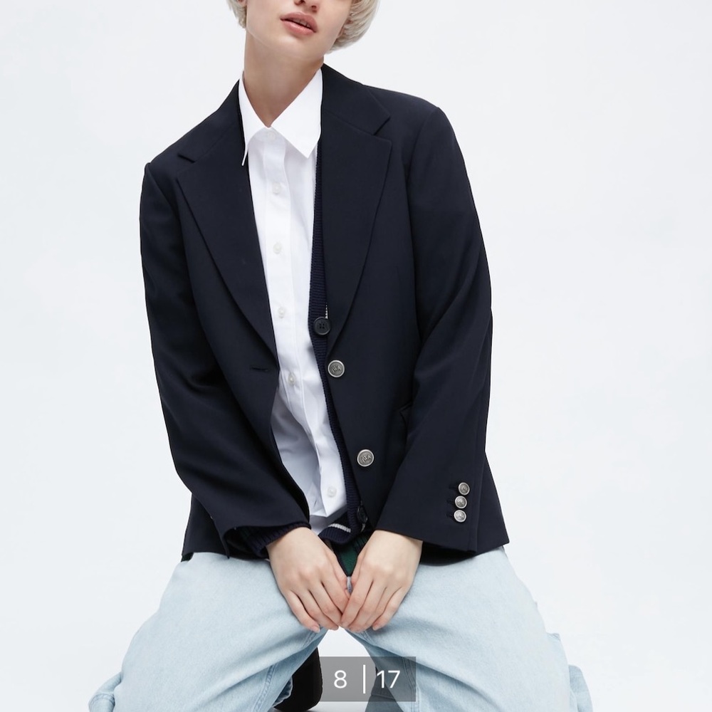 Uniqlo Dark Navy Blazer